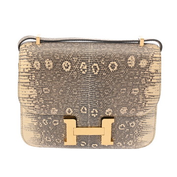 エルメス コンスタンス3 18 オンブレ リザード レディース バッグ 【中古】【bag】