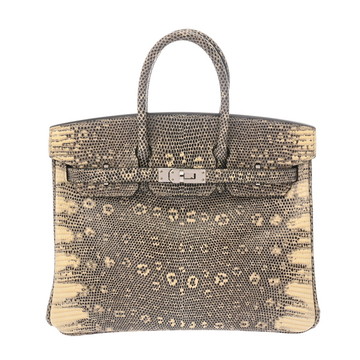 エルメス バーキン 25 オンブレ リザード レディース バッグ 【中古】【bag】