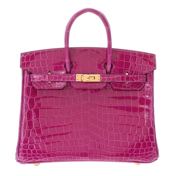エルメス バーキン 25 ローズシェヘラザード ニロティカスリセ レディース バッグ 【未使用】【bag】