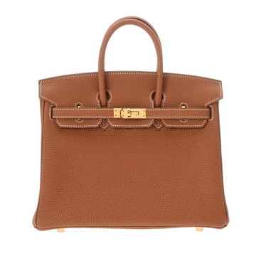 エルメス バーキン 25 ゴールド トゴ レディース バッグ 【未使用】【bag】