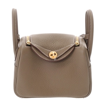 エルメス リンディ ミニ 2 エトゥープ トリヨンクレマンス レディース バッグ 【未使用】【bag】