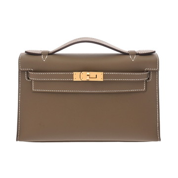 エルメス ポシェットケリー  エトゥープ ヴォースイフト レディース バッグ 【新品】【bag】