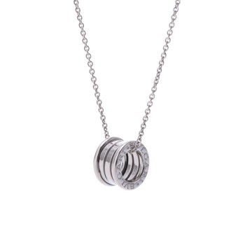 ブルガリ B.ZERO1ネックレス シルバー K18ホワイトゴールド WG レディース ジュエリー 【中古】【jewelry】
