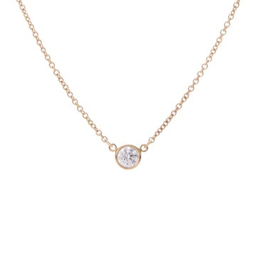 ティファニー バイザヤード ネックレス ゴールド K18イエローゴールド YG レディース ジュエリー 【中古】【jewelry】