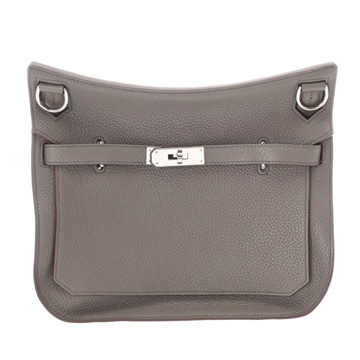エルメス ジプシエール 28 ヴェルソ エタン/ブルーインディゴ トリヨンクレマンス レディース バッグ 【中古】【bag】