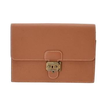 エルメス ポシェット ジェット ゴールド クシュベル メンズ バッグ 【中古】【bag】