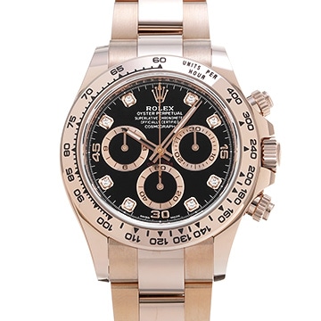 ロレックス コスモグラフ デイトナ 116505G ブラック/ダイヤモンド メンズ 時計 【中古】【wristwatch】