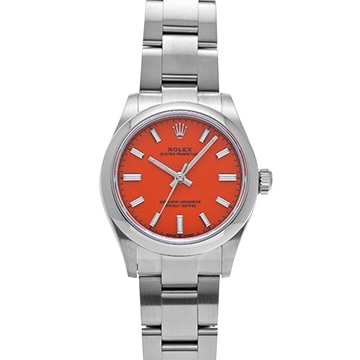 ロレックス オイスターパーペチュアル 31 277200 コーラルレッド ユニセックス 時計 【中古】【wristwatch】