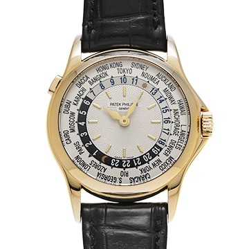 パテック フィリップ ワールドタイム 5110J-001 シルバー メンズ 時計 【中古】【wristwatch】