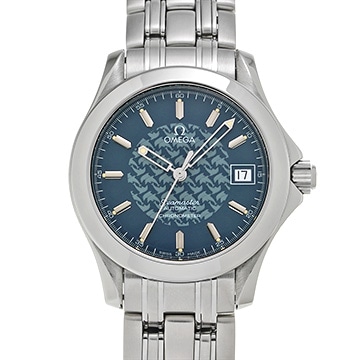 オメガ シーマスター 120 ジャック・マイヨール 1997 2500.80 ブルー メンズ 時計 【中古】【wristwatch】
