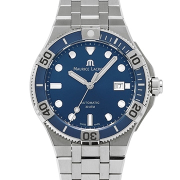 モーリス ラクロア アイコン ベンチュラー オートマティック AI6058-SS002-430-1 ブルー メンズ 時計 【中古】【wristwatch】