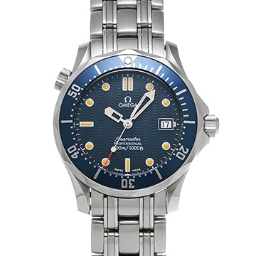 オメガ シーマスター プロフェッショナル 300 ミッドサイズ 2561.80 ブルー ユニセックス 時計 【中古】【wristwatch】
