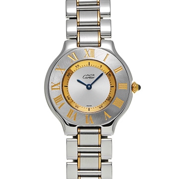 カルティエ マスト 21 ヴァンティアン W10072R6 シルバー レディース 時計 【中古】【wristwatch】