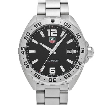 タグ ホイヤー フォーミュラ1 クォーツ WAZ1112.BA0875 ブラック メンズ 時計 【中古】【wristwatch】