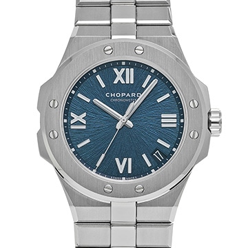 ショパール アルパイン イーグル ラージ 298600-3001 ブルー メンズ 時計 【中古】【wristwatch】