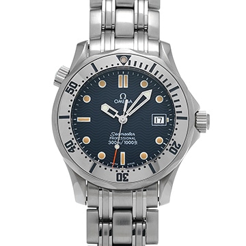 オメガ シーマスター 300 ミッドサイズ 2562.80 ブルー ユニセックス 時計 【中古】【wristwatch】