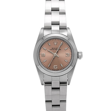 ロレックス オイスターパーペチュアル 76080 ピンク レディース 時計 【中古】【wristwatch】
