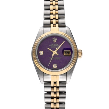 ロレックス デイトジャスト 79173 スギライト/ダイヤモンド レディース 時計 【中古】【wristwatch】