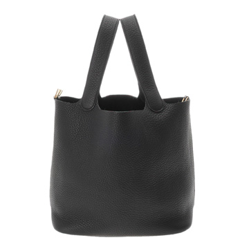エルメス ピコタンロック MM ブラック トリヨンクレマンス レディース バッグ 【中古】【bag】