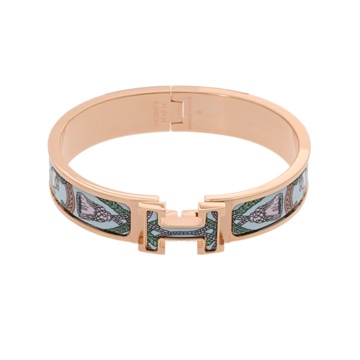 エルメス クリックH マルチカラー/ローズゴールド金具 メタル/エナメル ユニセックス ジュエリー 【新品】【jewelry】