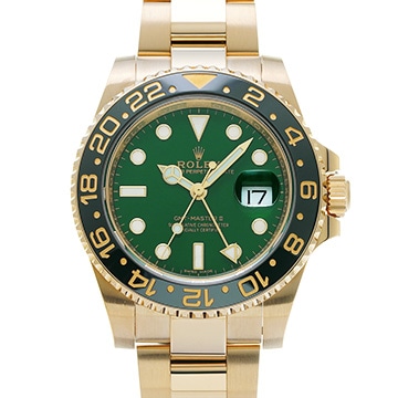 ロレックス GMTマスターII 116718LN グリーン メンズ 時計 【中古】【wristwatch】