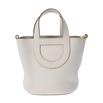 エルメス インザループ 18 パールグレー トリヨンクレマンス/ヴォースイフト レディース バッグ 【中古】【bag】