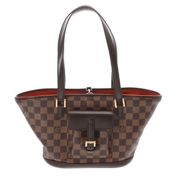 ルイ ヴィトン ダミエ マノスク PM ブラウン N51121 ダミエキャンバス レディース バッグ 【中古】【bag】