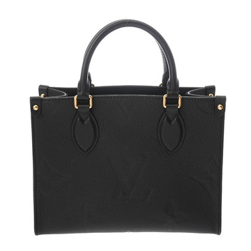 ルイ ヴィトン モノグラムアンプラント オンザゴー PM  2WAY ノワール M45653 レザー レディース バッグ 【中古】【bag】
