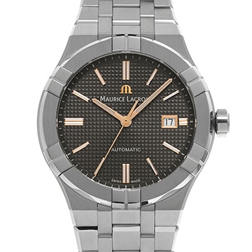 モーリス ラクロア アイコン オートマティック AI6008-SS002-331-1 グレー メンズ 時計 【中古】【wristwatch】