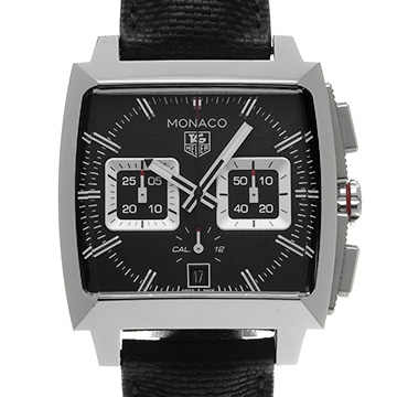 タグ ホイヤー モナコ キャリバー12 ブティック限定 CAL2113.FC6536 ブラック レディース 時計 【中古】【wristwatch】