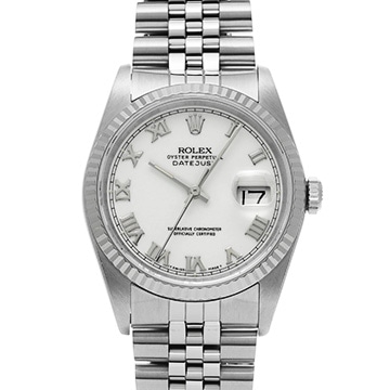 ロレックス デイトジャスト 16234 アイボリー メンズ 時計 【中古】【wristwatch】