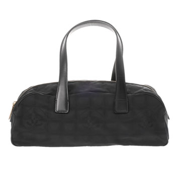 シャネル ニュートラベル ミニボストンバッグ ブラック A15828 ナイロン レディース バッグ 【中古】【bag】