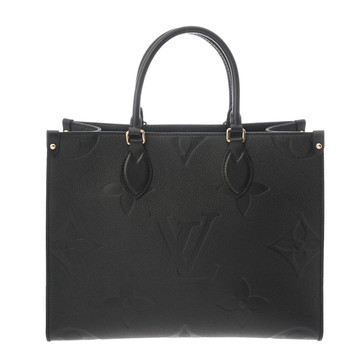 ルイ ヴィトン モノグラムアンプラント オンザゴーMM ノワール M45595 レザー レディース バッグ 【中古】【bag】