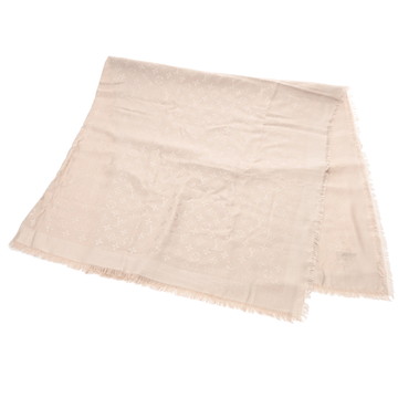 ルイ ヴィトン ショール モノグラム グレージュ シルク60％/ウール40％ レディース 【中古】【other】