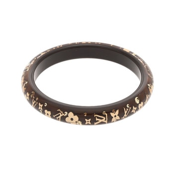 ルイ ヴィトン ブラスレ アンクルージョン ブラウン アクリル レディース ジュエリー 【中古】【jewelry】