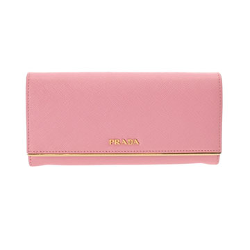 プラダ 財布 ピンク 1MH132 サフィアーノレザー レディース 財布 【中古】【purse】