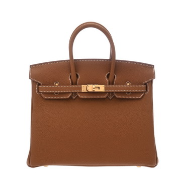 エルメス バーキン 25 ゴールド トゴ レディース バッグ 【未使用】【bag】