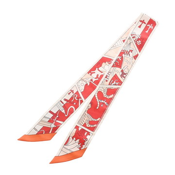 エルメス ツイリー HERMES FACTRY SUITE マルチカラー シルク100％ レディース 【未使用】【other】