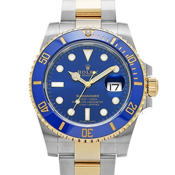 ロレックス サブマリーナ デイト 116613LB ブルー メンズ 時計 【中古】【wristwatch】