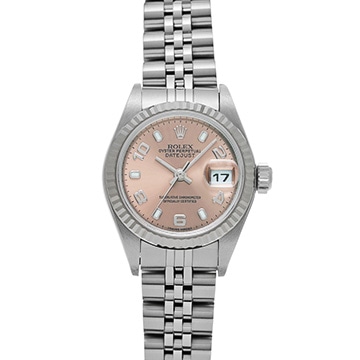 ロレックス デイトジャスト 79174 ピンク レディース 時計 【中古】【wristwatch】