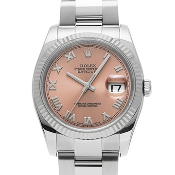 ロレックス デイトジャスト 116234 ピンク メンズ 時計 【中古】【wristwatch】