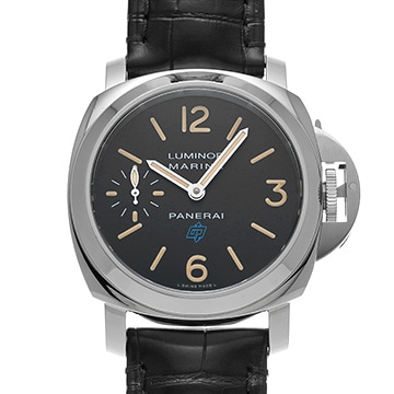 パネライ ルミノールマリーナ ロゴ アッチャイオ PAM00631 ブラック メンズ 時計 【中古】【wristwatch】