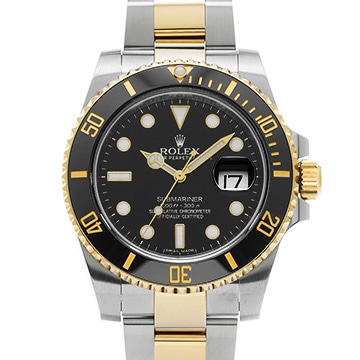 ロレックス サブマリーナ デイト 116613LN ブラック メンズ 時計 【中古】【wristwatch】