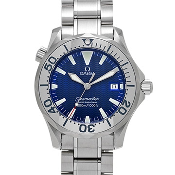 オメガ シーマスター プロフェッショナル 300 2263.80 ブルー メンズ 時計 【中古】【wristwatch】
