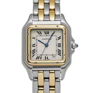 カルティエ パンテール MM W25028B5 アイボリー ユニセックス 時計 【中古】【wristwatch】