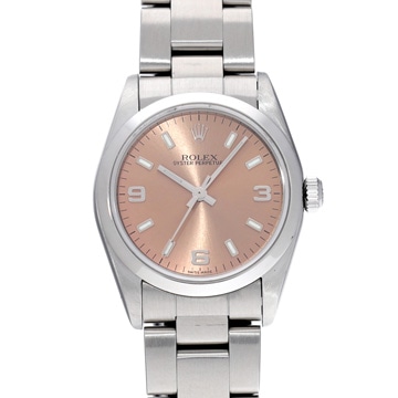 ロレックス オイスターパーペチュアル 77080 ピンク ユニセックス 時計 【中古】【wristwatch】
