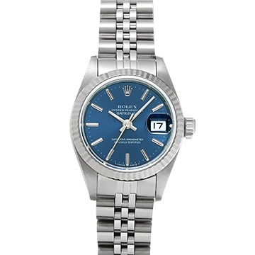 ロレックス デイトジャスト 69174 ブルー レディース 時計 【中古】【wristwatch】