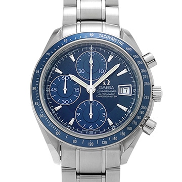 オメガ スピードマスター デイト 3212.80 ブルー メンズ 時計 【中古】【wristwatch】