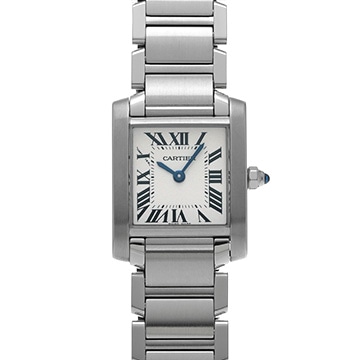 カルティエ タンクフランセーズ SM　 W51008Q3 シルバー レディース 時計 【中古】【wristwatch】