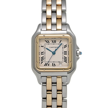 カルティエ パンテール MM W25028B6 アイボリー ユニセックス 時計 【中古】【wristwatch】